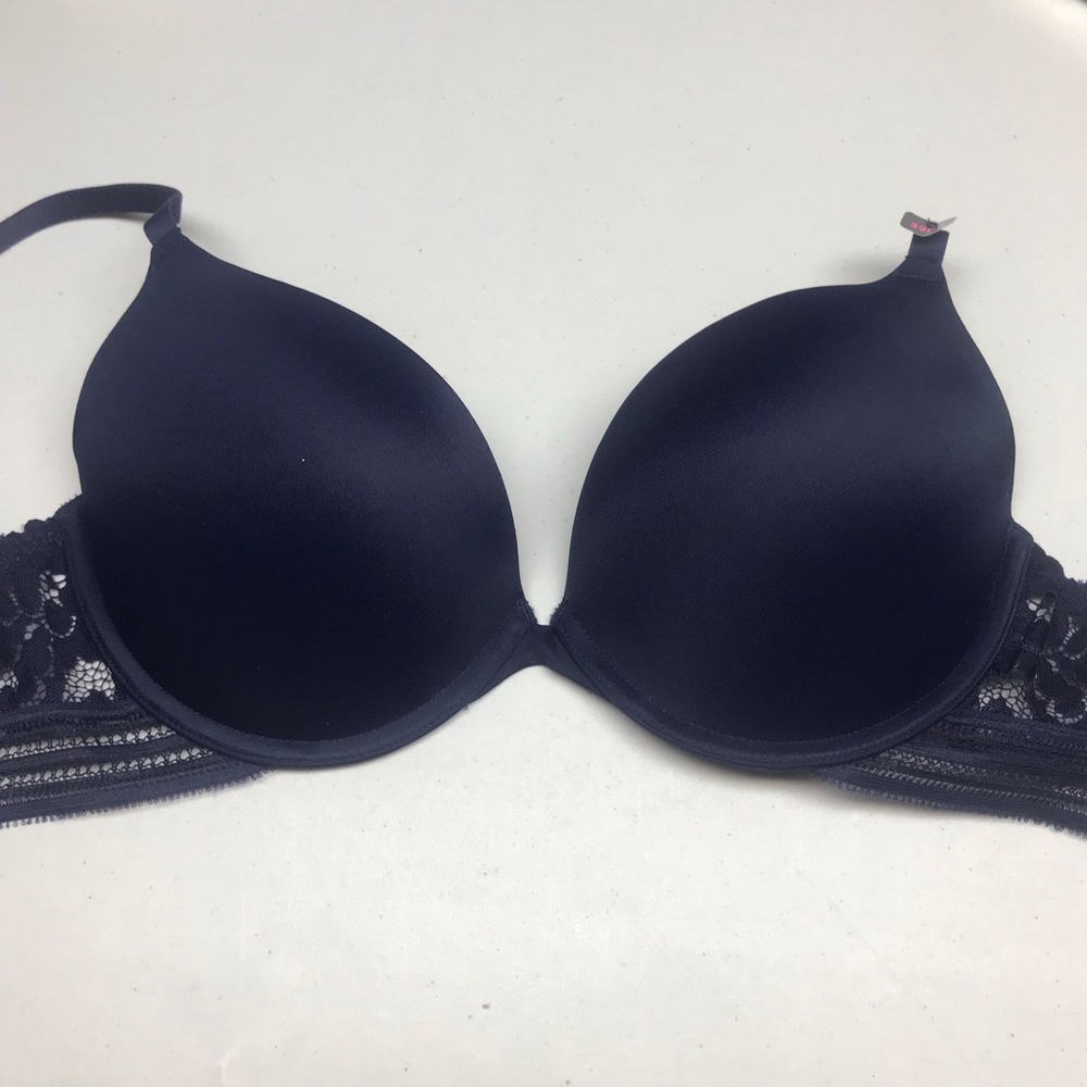 NWT LS BLK Plunge, 32DD, *P1004